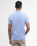 Barbour Tartan Pique Polo Shirt - Sky Marl