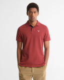 Barbour Tartan Pique Tailored Polo Shirt - Russet