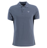 Barbour Tartan Pique Polo Shirt - Blue stone