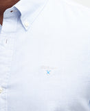 Barbour Striped Oxtown S/S Tailored Shirt - Sky Blue