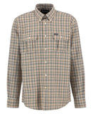 Barbour Panwell Thermo weave regular checked shirt olive