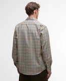 Barbour Panwell Thermo weave regular checked shirt olive
