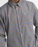 Barbour Barnard Thermo Weave Regular Fit Shirt - Deep Blue