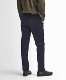 Barbour Sueded Sateen Tailored Trouser - Dark Navy