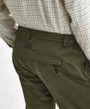 Barbour Washed Stretch Twill Tailored Fit Trouser - Olive