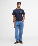 Barbour Script Graphic T-Shirt - Navy