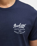 Barbour Script Graphic T-Shirt - Navy