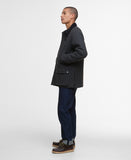 Barbour Bedale Wool Jacket - Dark Grey Marl/Tartan