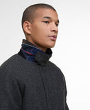 Barbour Bedale Wool Jacket - Dark Grey Marl/Tartan