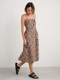 Seasalt Madern Dress - Table Flowers Dark Citron