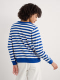 Seasalt Nessa Sweatshirt - Scallion Chalk Bright Marine