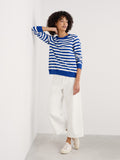 Seasalt Nessa Sweatshirt - Scallion Chalk Bright Marine