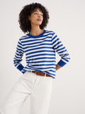 Seasalt Nessa Sweatshirt - Scallion Chalk Bright Marine