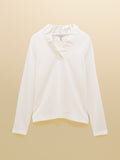 Joules Heidi Frill Neck Top - Cream