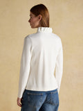 Joules Heidi Frill Neck Top - Cream