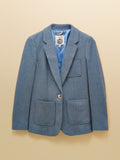 Joules Albury Tweed Blazer - Blue