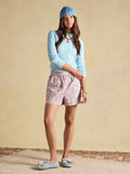Joules Classic Cable Crew - Light Blue