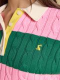 Joules Cable Rugby - Pink/Green