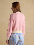 Joules V-Neck Cardigan - Pink