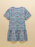 Joules Sienna Blue Strawberry Dress