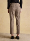 Joules Ada Trousers - Brown Dogtooth