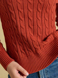 Joules Classic Cable - Burnt Orange