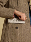 Joules Saddlebury - Brown Herringbone