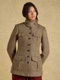 Joules Saddlebury - Brown Herringbone