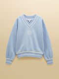 Joules Varsity Sweater - Blue