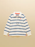 Joules Rugby Shirt - Creme & Navy