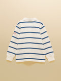Joules Rugby Shirt - Creme & Navy