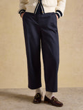 Joules Wide Leg Chino - Navy
