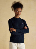 Joules Classic Cable Crew - Navy