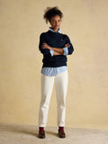 Joules Classic Cable Crew - Navy