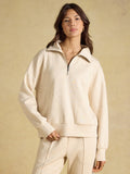 Joules Luxe Club Half Zip - Oat
