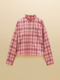 Joules Cropped Oxford Shirt - Pink