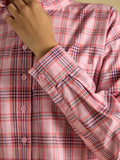 Joules Cropped Oxford Shirt - Pink