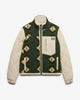 Superdry Fleece Onion Quilt Hybrid Jacket - Khaki Aztec
