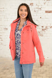 Lighthouse Ladies Beachcomber Coat - Coral