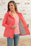 Lighthouse Ladies Beachcomber Coat - Coral