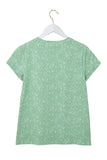 Lighthouse Causeway T-Shirt - Soft Green Floral