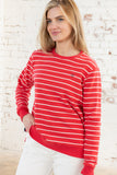 Lighthouse Ladies Seaside Jersey - Poppy Stripe