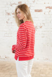 Lighthouse Ladies Seaside Jersey - Poppy Stripe