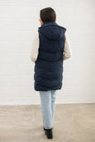 Lighthouse Savannah Ladies Long Gilet - Navy