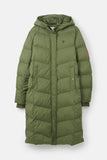 Lighthouse Savannah Ladies Long Coat - Olive