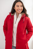 Lighthouse Scarlet Ladies Coat - Red