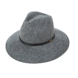 Barbour Tack Fedora Hat - Charcoal Grey