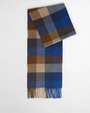 Barbour Large Tattersall Scarf - Navy Mix