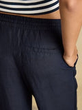 Joules Relaxed Wide Leg Trousers - Navy