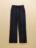 Joules Relaxed Wide Leg Trousers - Navy